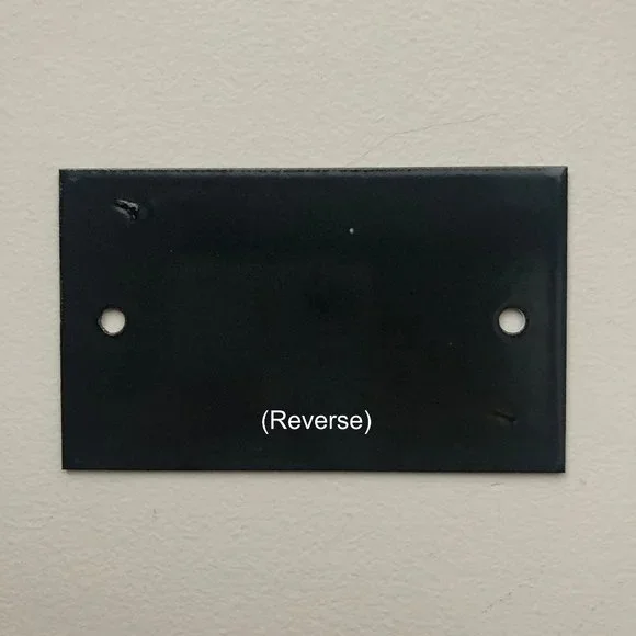 Warning - Weird Cat French Enamel Plaque - Picture 2 of 2